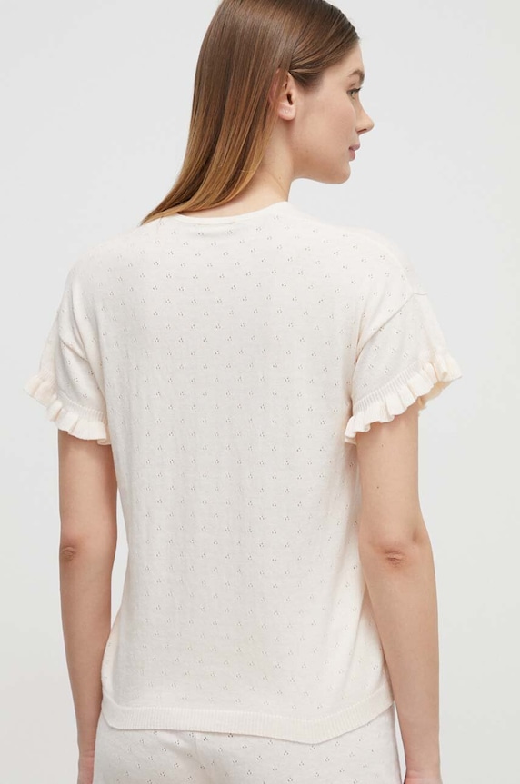 Odjeća Homewear majica kratkih rukava United Colors of Benetton 10C13M01O bež