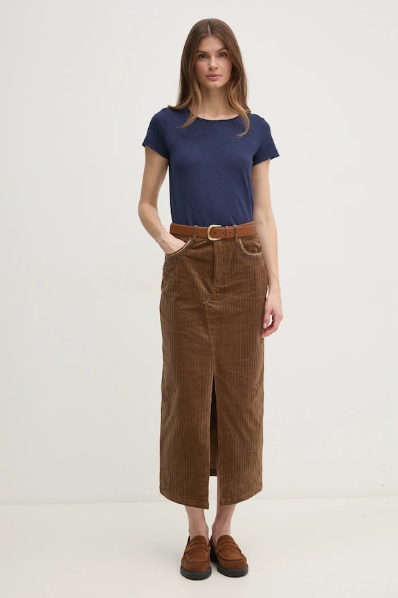 Sisley t-shirt 3TNHL11A2 sötétkék AW25