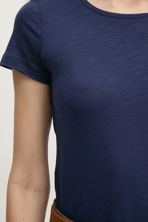 Sisley t-shirt 3TNHL11A2 sötétkék