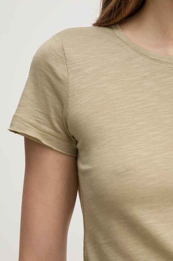 Sisley t-shirt 3TNHL11A2 zielony