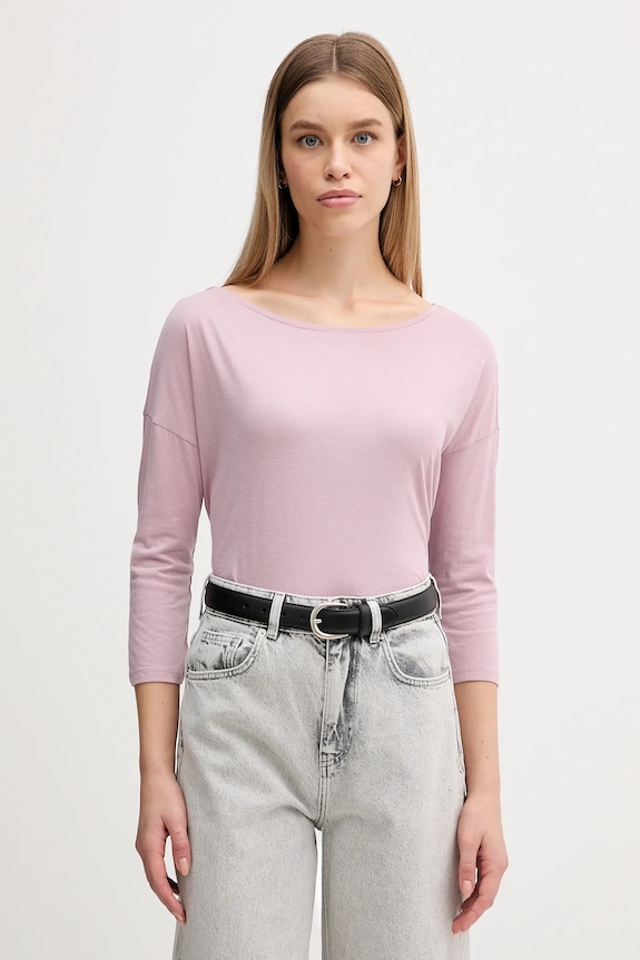 Sisley longsleeve pozostałe różowy 3QU4L12EE