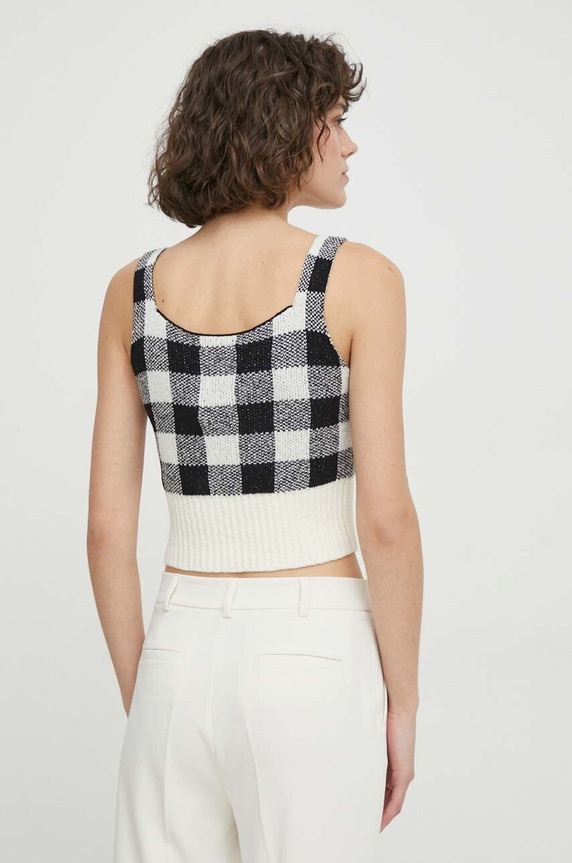 Ρούχα Top Sisley 1W30LH009 μαύρο