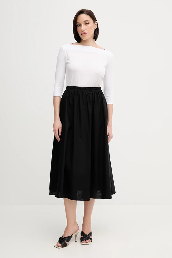 Μπλουζάκι Sisley 3QU4L100M λευκό SS25