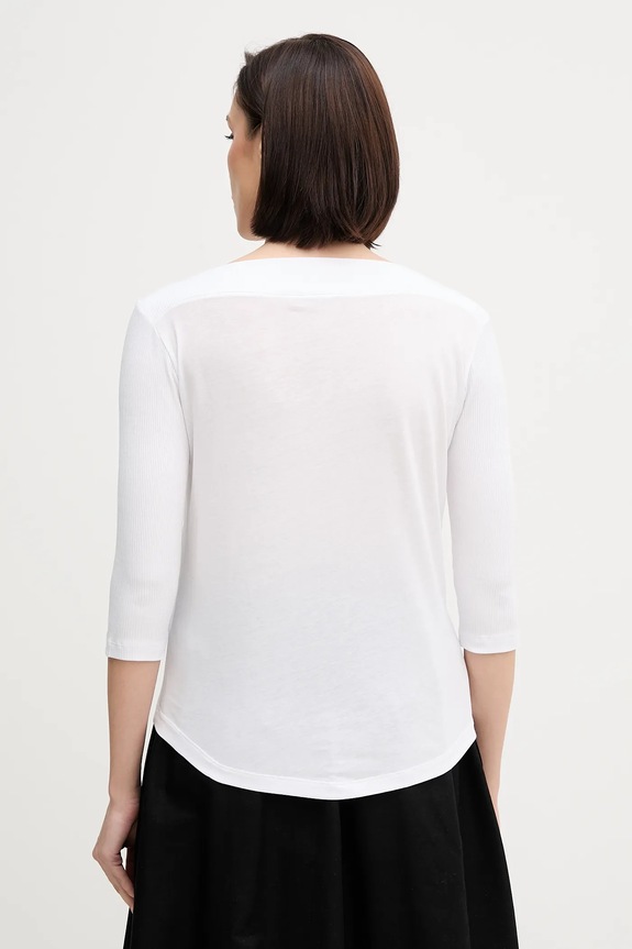 Ρούχα Μπλουζάκι Sisley 3QU4L100M λευκό