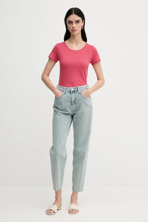 Sisley tricou 3TNHL103L roz SS25