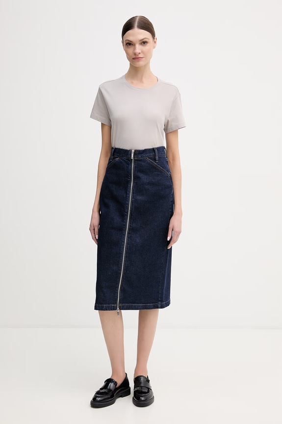 Sisley t-shirt bawełniany 3I1XL101S szary SS26