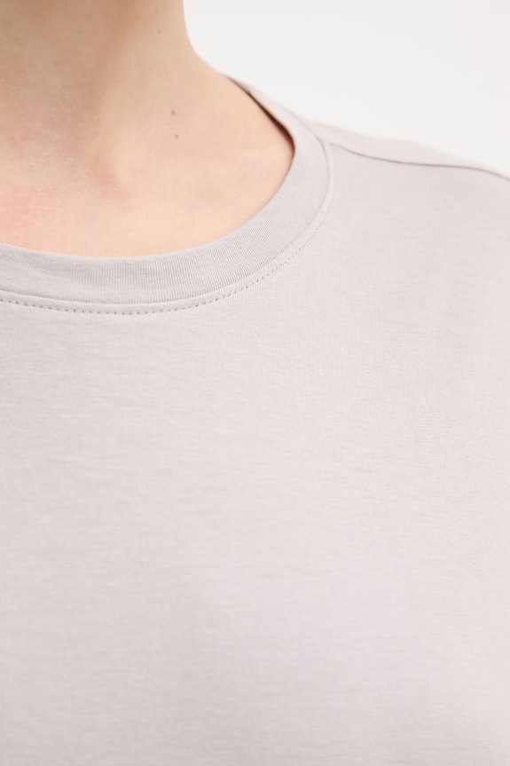 Sisley t-shirt bawełniany 3I1XL101S szary