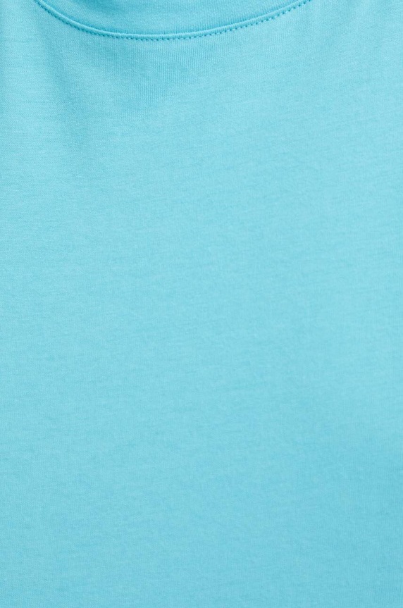 Sisley t-shirt bawełniany 3I1XL101S niebieski