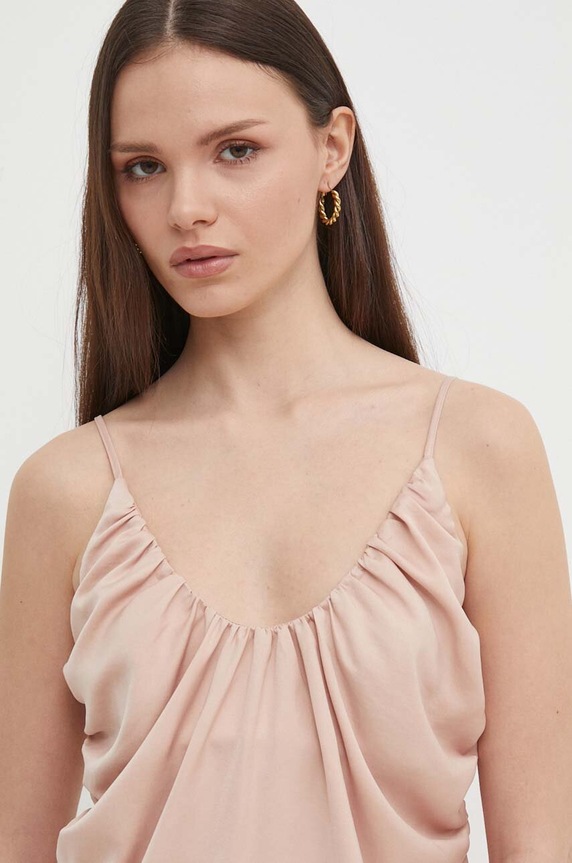 Top Sisley πορτοκαλί 51MGLH016