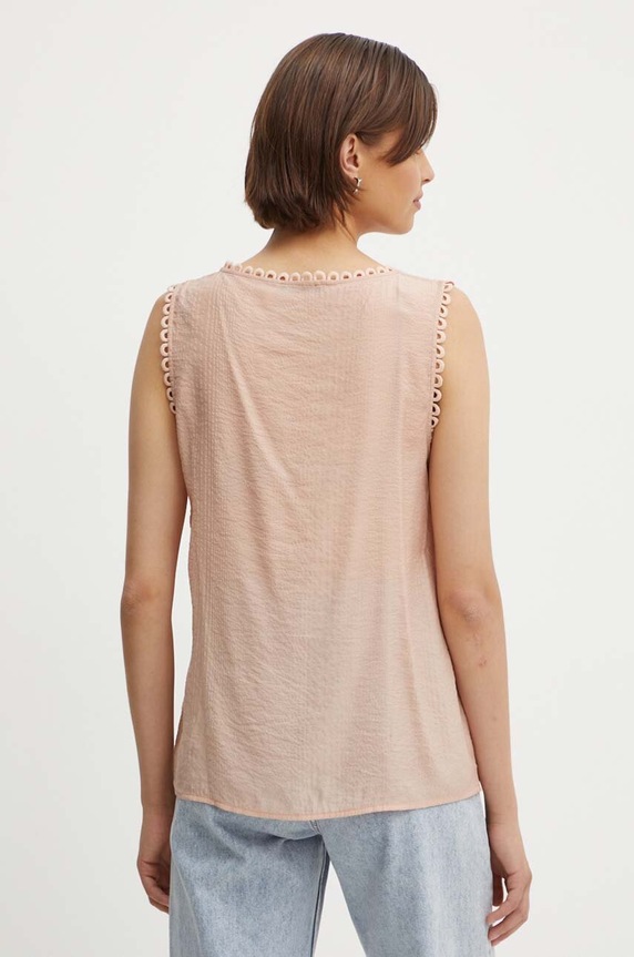 Abbigliamento Sisley top 5VURLH012 arancione