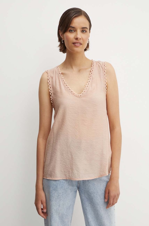 Sisley top arancione 5VURLH012