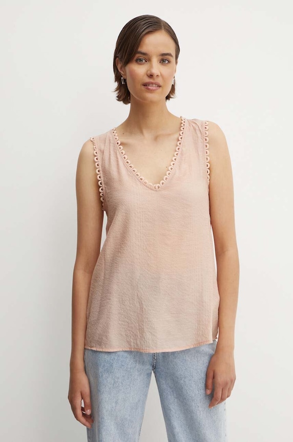 Sisley top arancione 5VURLH012