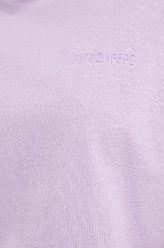 Patrizia Pepe t-shirt bawełniany 2M4373.J111 fioletowy