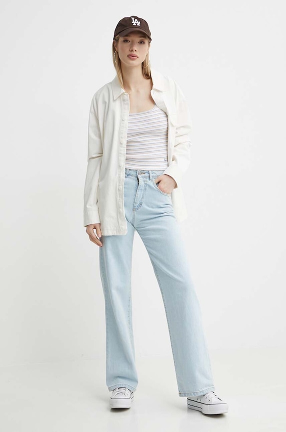 Top Abercrombie & Fitch KI139.4281.105 bílá SS24