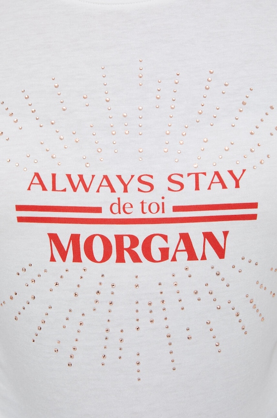 Футболка Morgan DANAE DANAE.OFF.WHITE білий