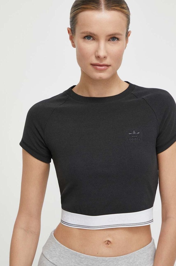 Tričko adidas Originals slim čierna IT9771