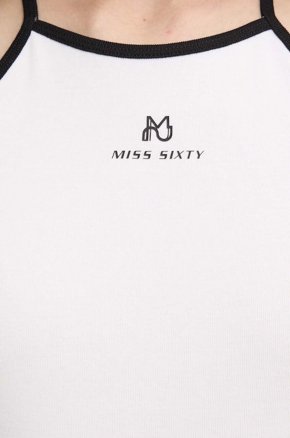 Miss Sixty top SJ3620 KNITTED CAMISOLE 6L2SJ3620000 biały