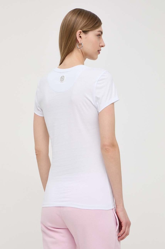 Ruházat PLEIN SPORT pamut póló PADC.WTK3201.SJY001N kék