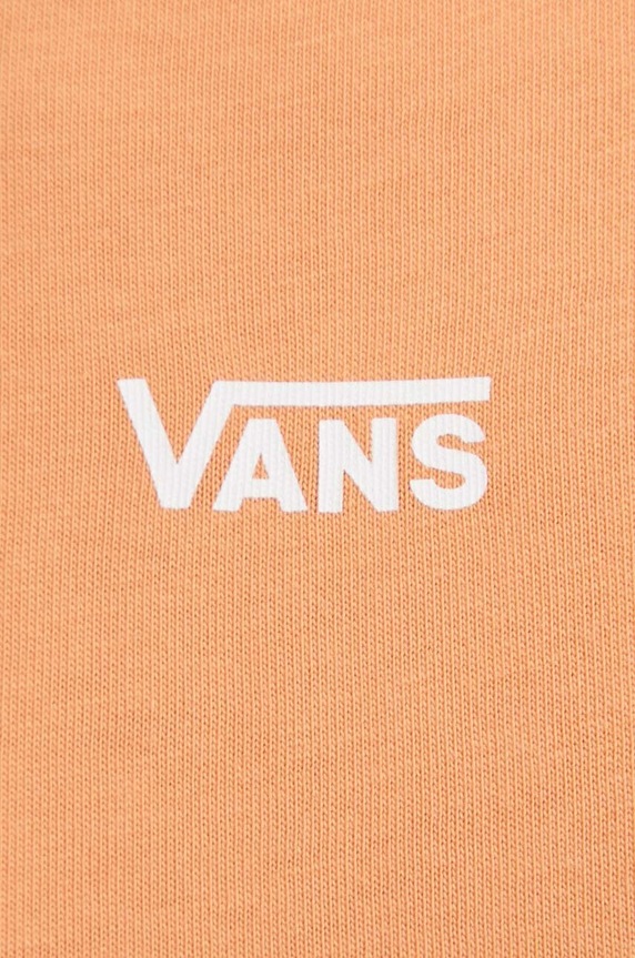 Bavlnené tričko Vans VN000JDQCR51 oranžová