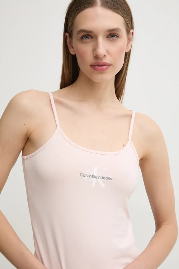 Top Calvin Klein Jeans print roza J20J223105