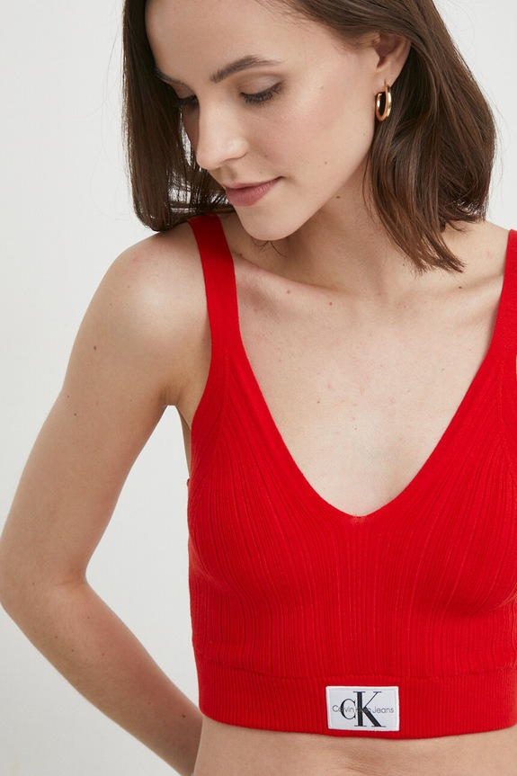 Top Calvin Klein Jeans červená J20J223152