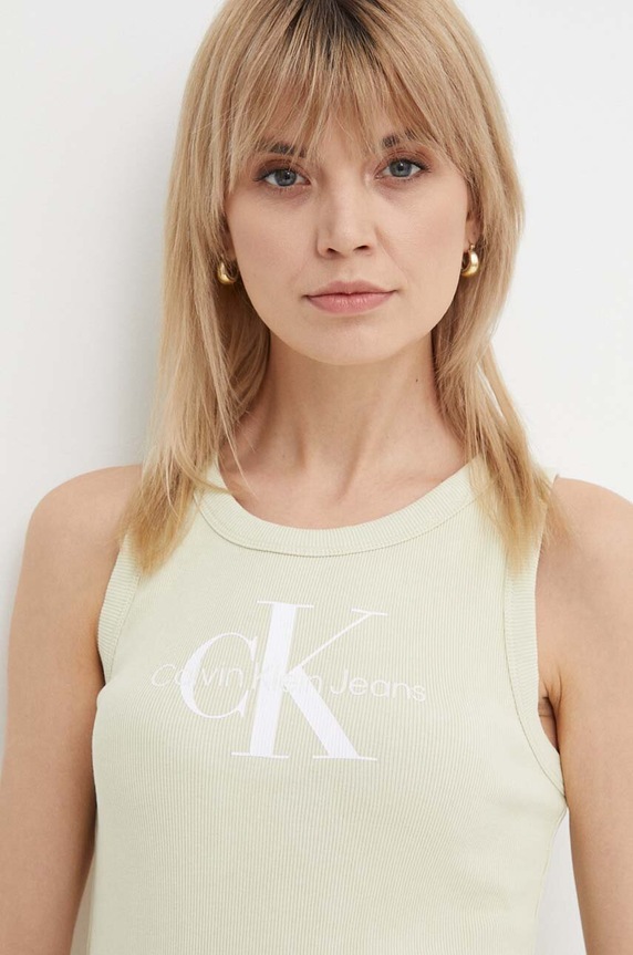 Top Calvin Klein Jeans πράσινο J20J223160