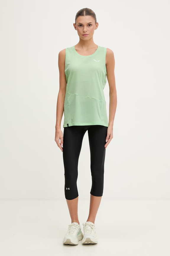 Salewa top sportowy Puez Sporty 00.0000028634 zielony SS26