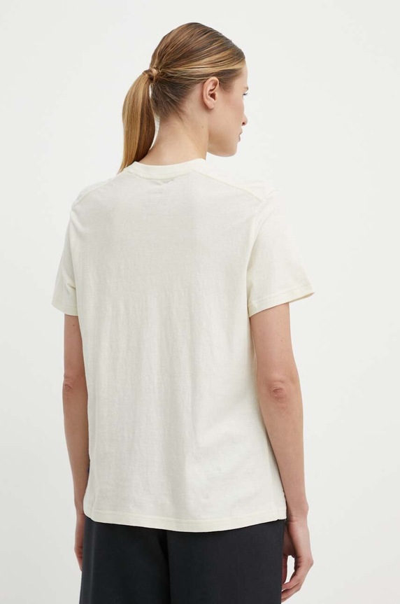 Odzież Fjallraven t-shirt Hemp Blend T-shirt F14600163.113 beżowy