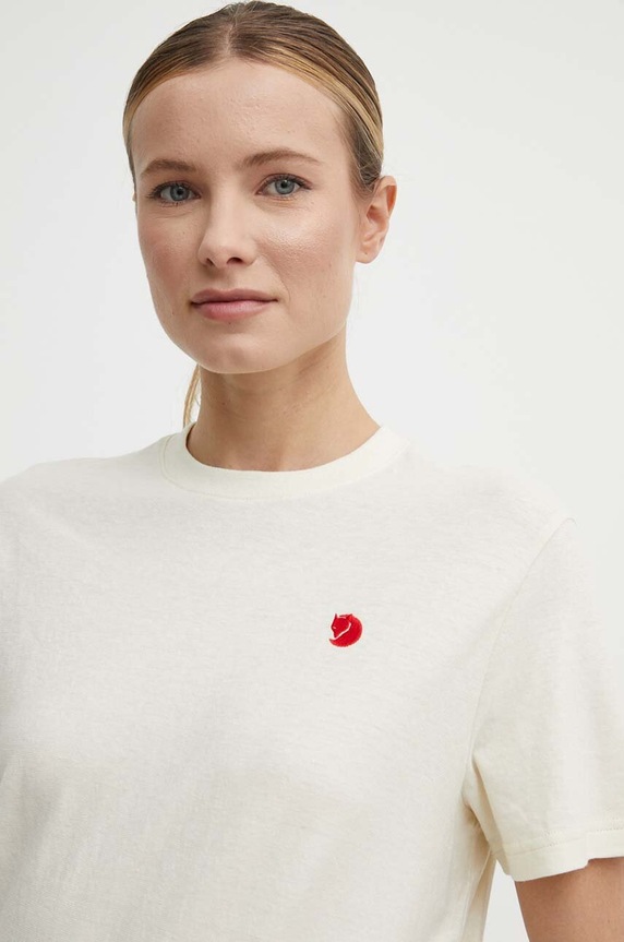 Fjallraven t-shirt Hemp Blend T-shirt beżowy F14600163.113