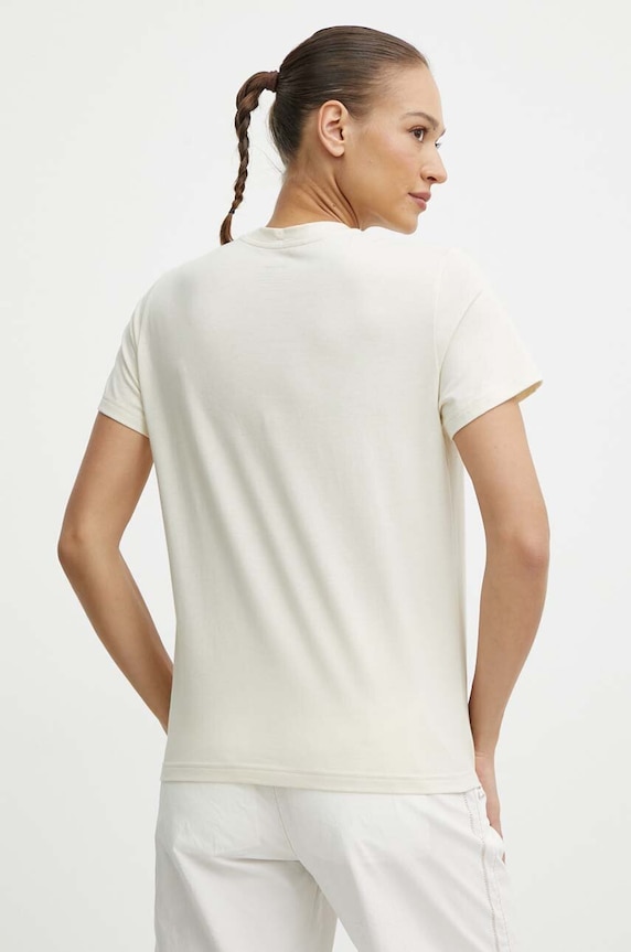 Oblečenie Tričko Fjallraven Fjällräven Logo Tee F87146.113 béžová