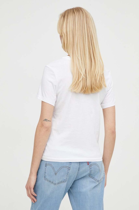 Odzież G-Star t-shirt bawełniany D24499.4107 biały