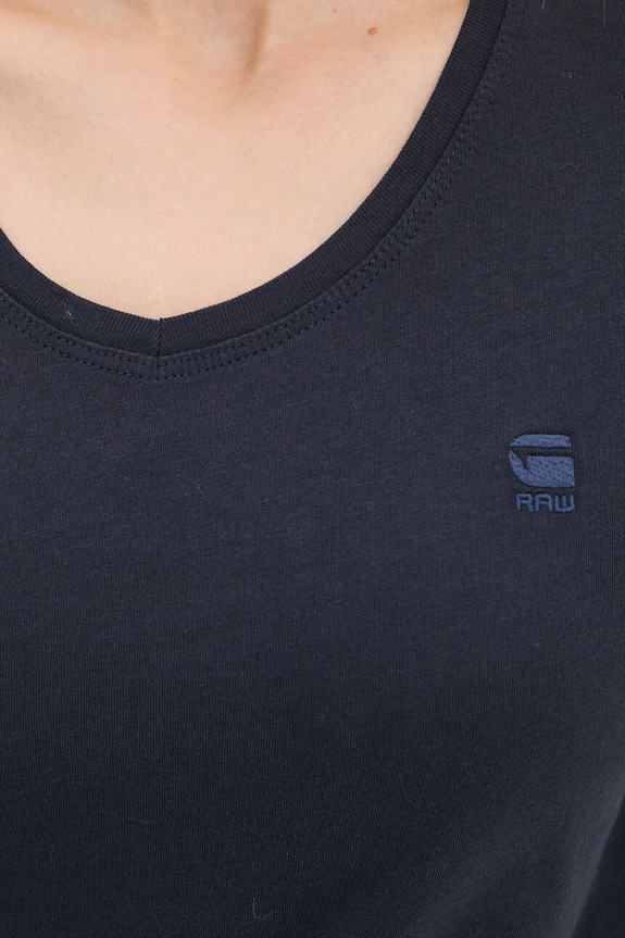 Bavlnené tričko G-Star Raw Eyben slim v t 2.0 D24533.4107 tmavomodrá