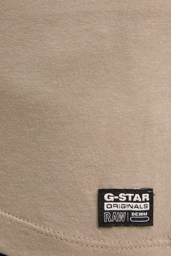 Bavlnené tričko G-Star Raw Eyben slim v t 2.0 béžová D24533.4107