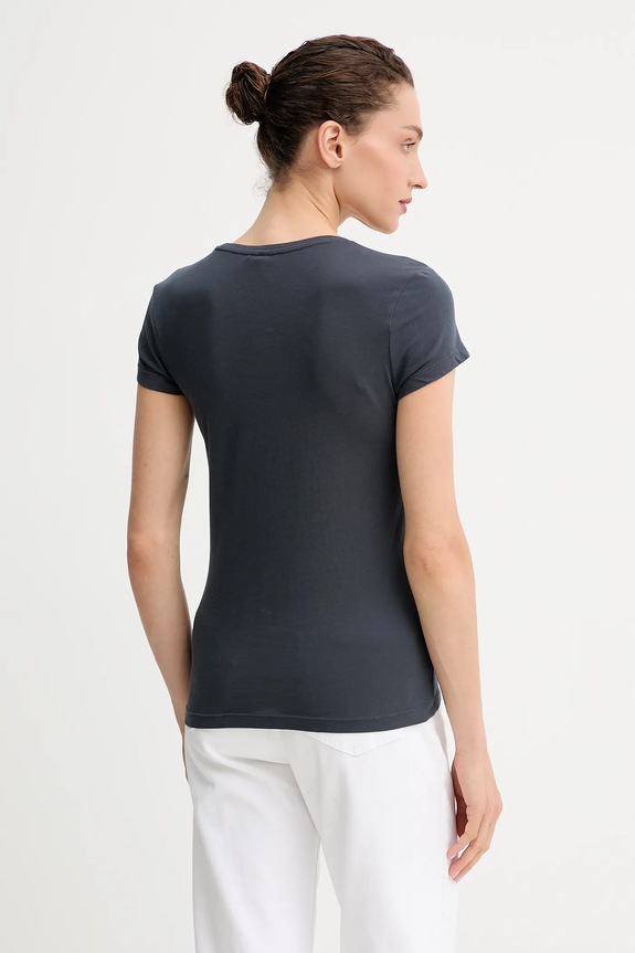 Odzież G-Star Raw t-shirt bawełniany Eyben slim v t 2.0 D24533.4107 szary