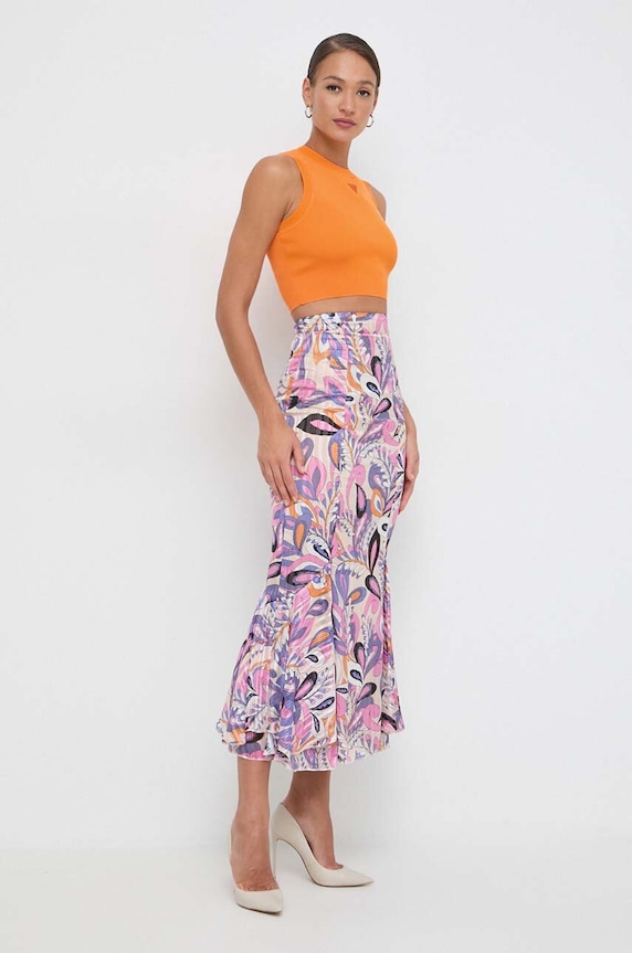 Top Guess ALEXIA W4GZ34.Z3F40 oranžová AW25