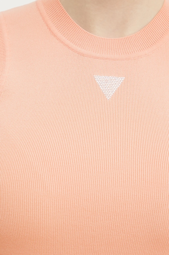 Top Guess ALEXIA W4GZ34.Z3F40 oranžna
