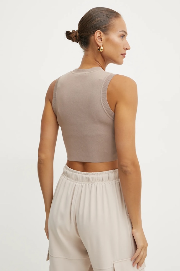 Oblečení Top Guess ALEXIA W4GZ34.Z3F40 béžová
