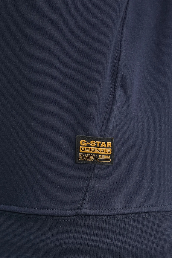 Bavlněné tričko G-Star D24512.C812 námořnická modř