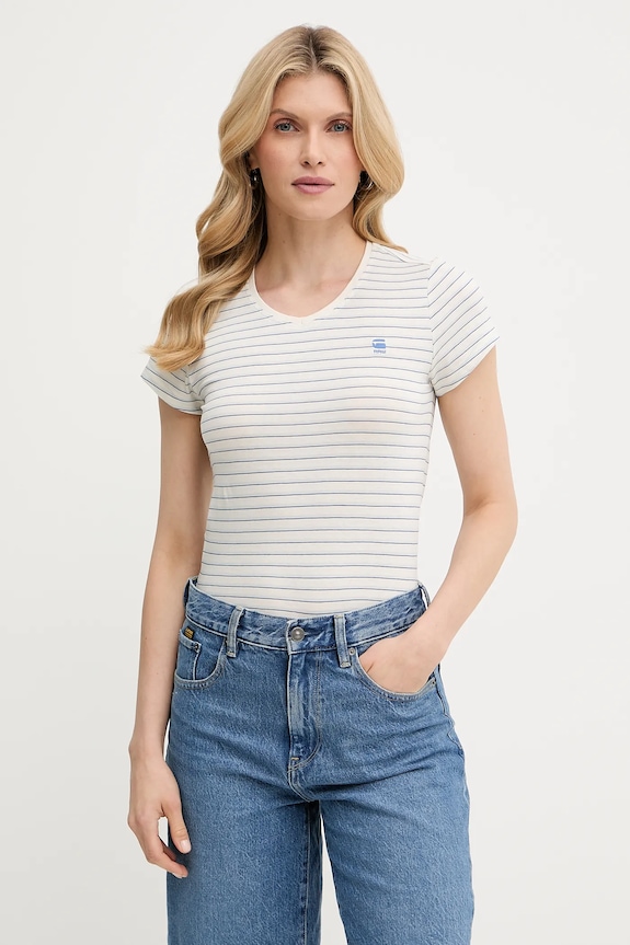 G-Star Raw pamut póló kék D24533.D244