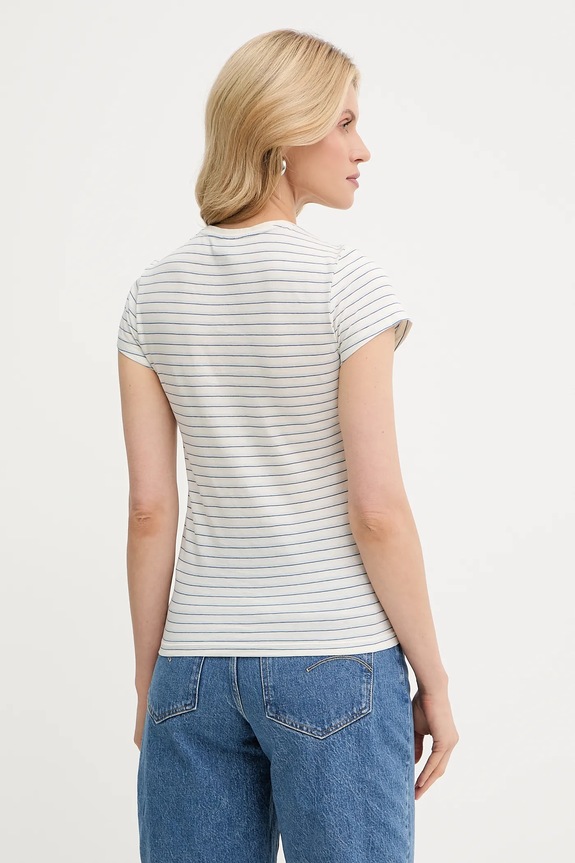 Ruházat G-Star Raw pamut póló D24533.D244 kék