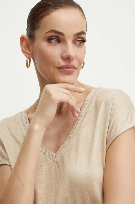 Morgan t-shirt DAGA bézs DAGA.BEIGE