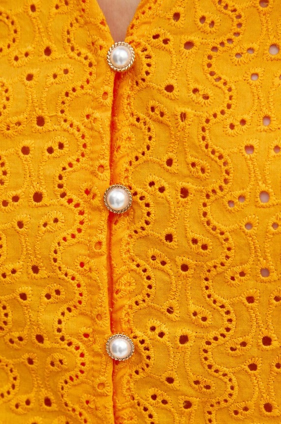 Pamučna majica Morgan DODAY1 DODAY1.MANGUE narančasta