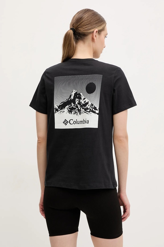 Ruházat Columbia pamut póló Boundless Beauty 2036573 fekete