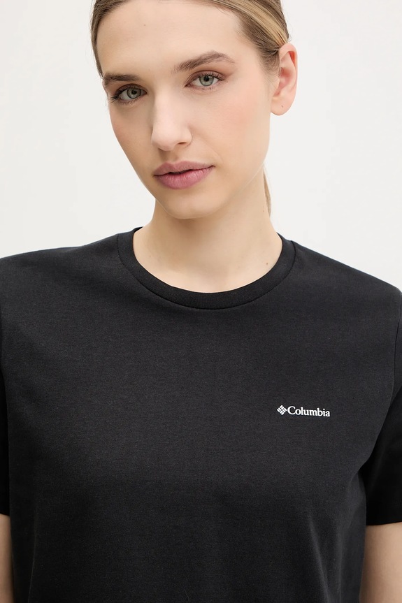 Columbia pamut póló Boundless Beauty fekete 2036573