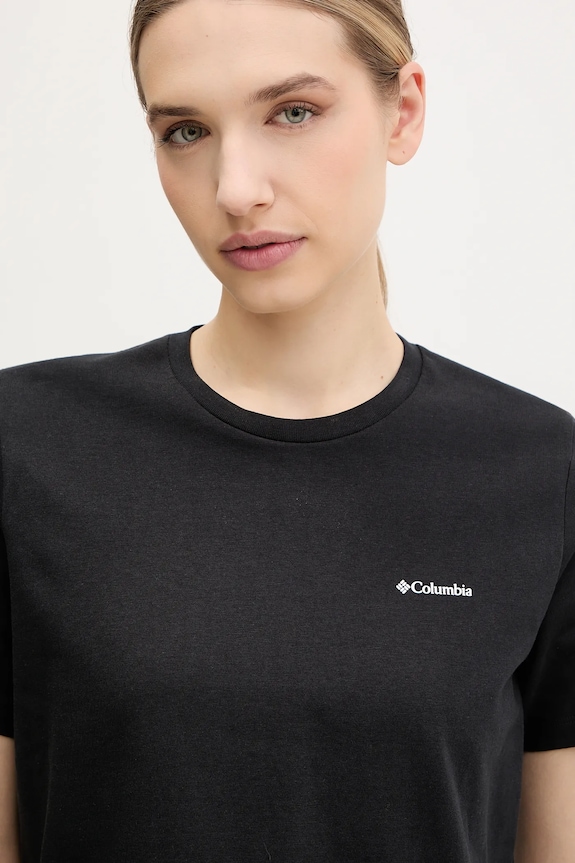 Columbia pamut póló Boundless Beauty fekete 2036573