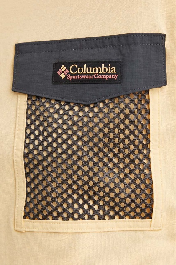 Columbia pamut póló Painted Peak 2074491 sárga