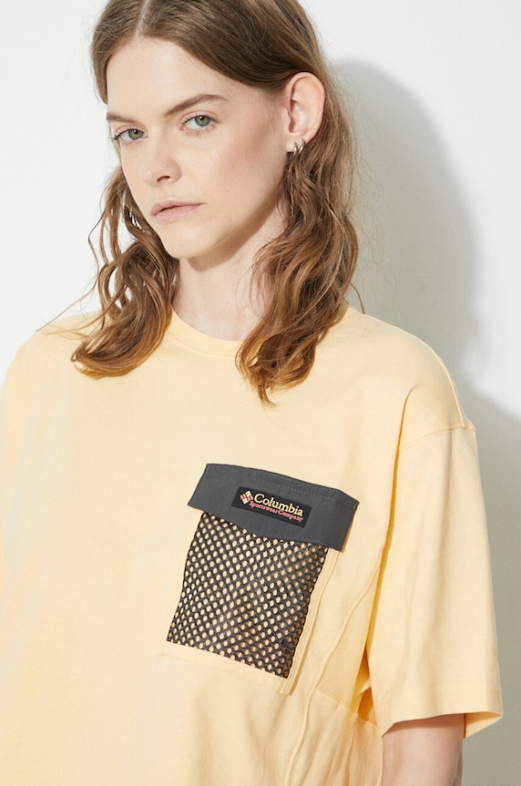 Columbia t-shirt in cotone Painted Peak 2074491 giallo