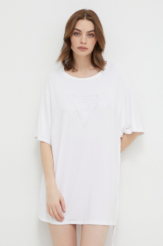 Oblečenie Tričko Guess E4GI00.K68D2 biela