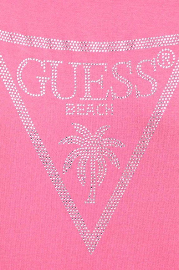 Guess t-shirt E4GI00.K68D2 różowy