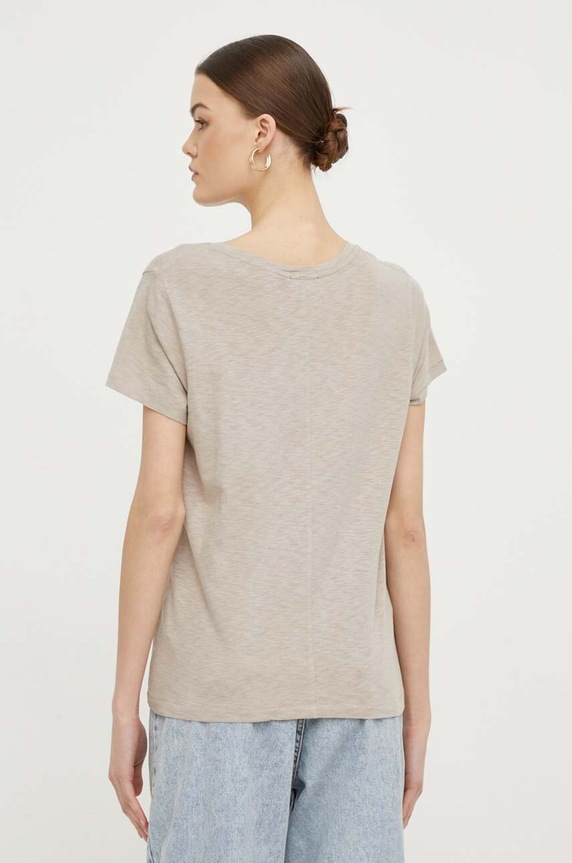 Odzież Superdry t-shirt W1011181A.1EX beżowy